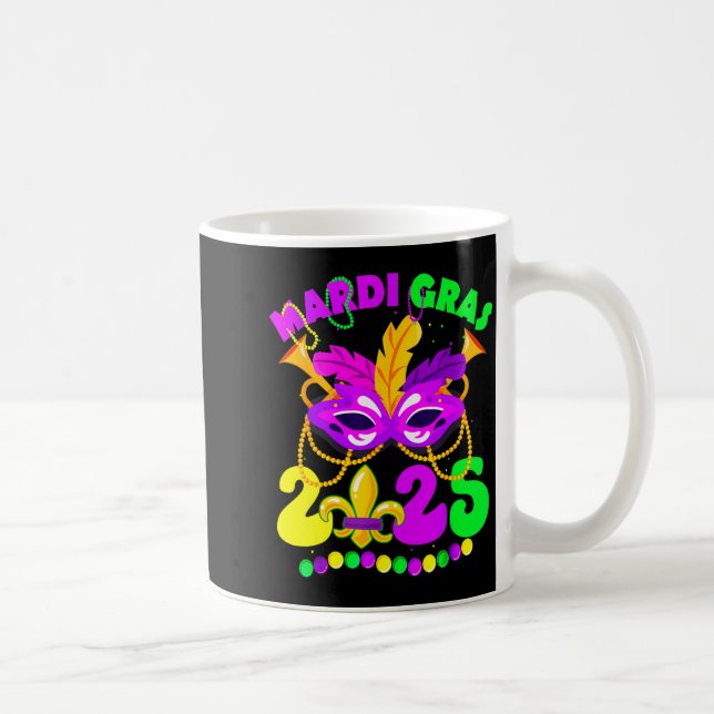 Mug New Orleans Mardi Gras 2025 Funny Fleur De Lis New (Droite)