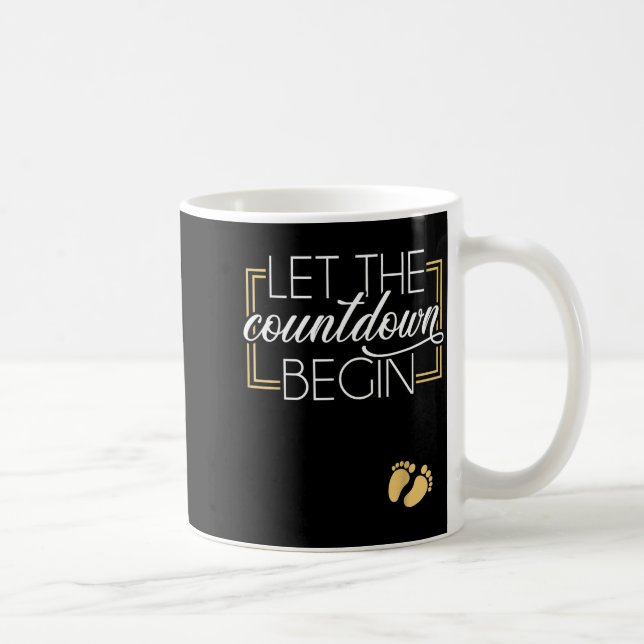 Mug New Year Christmas Pregnancy Announcement Countdow (Droite)