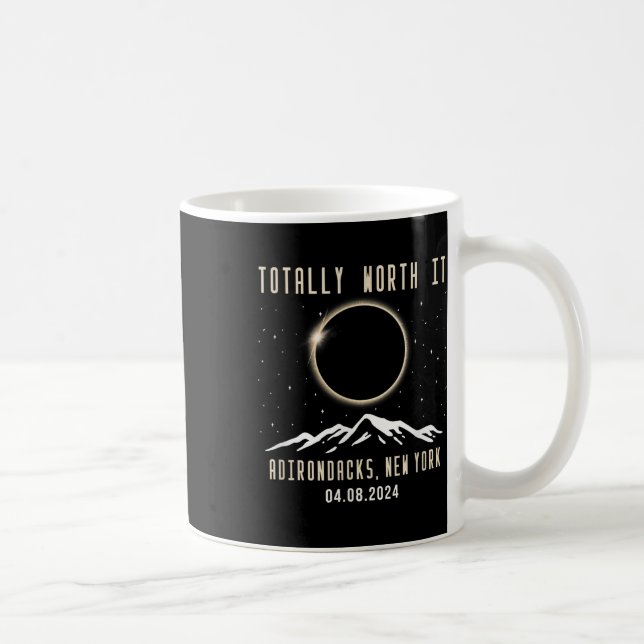 Mug New York 2024 Éclipse solaire totale (Droite)