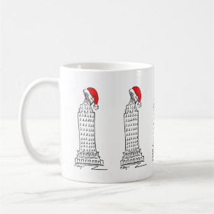 Mug New York Christmas NYC Skyscraper Santa Claus Casq