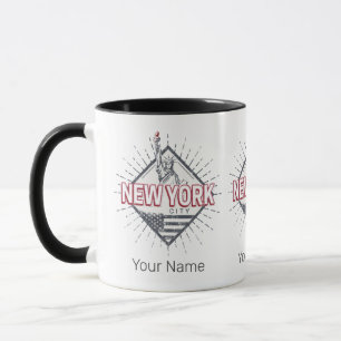 Mug New York City États-Unis Vintage USA Souvenir