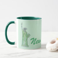 New York City New YC Statue verte de la Dame de la