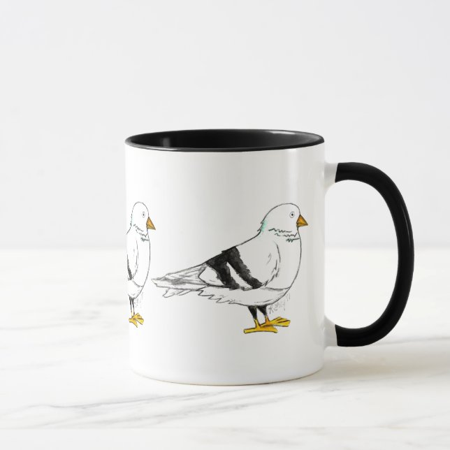 Mug New York City NYC Pigeon Bird (Droite)