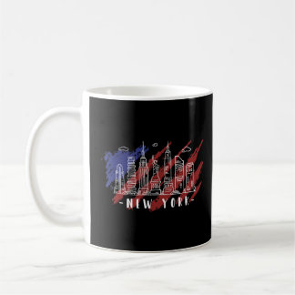 Mug New York City Skyline New Yorkais New Yorkais Amer
