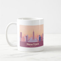 New York City USA Pastel Travel