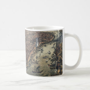 Mug New York City vintage, Manhattan, pont de Brooklyn