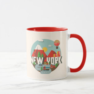 Mug New York dans la conception