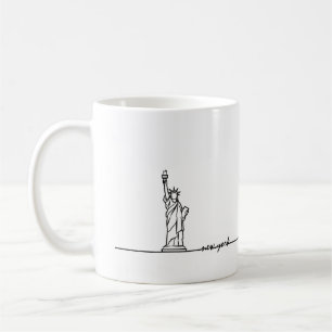 Mug New York Mug, Statue de la Liberté, New York Love