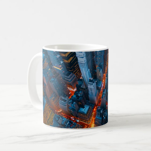 Mug New York, New York - Un enfer d'une ville - Design (Devant gauche)