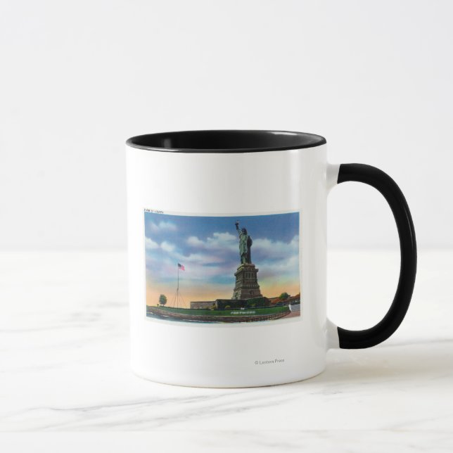 Mug New York, New YorkVue de la statue de la liberté (Droite)