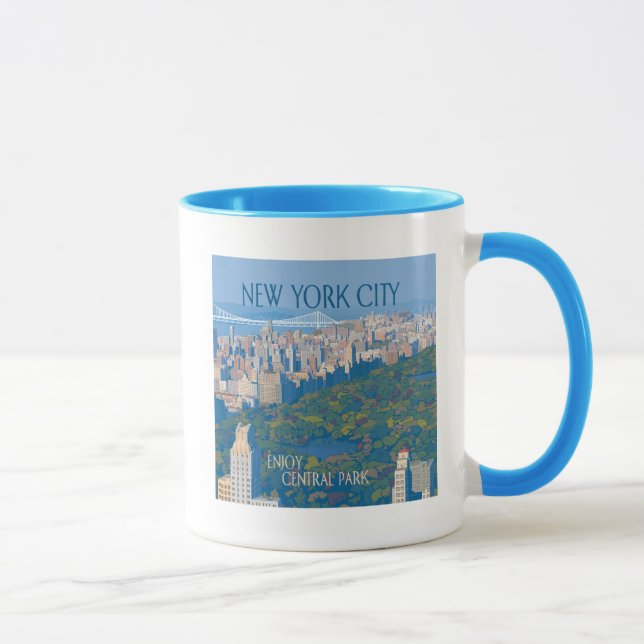 Mug New York | Profitez de Central Park (Droite)