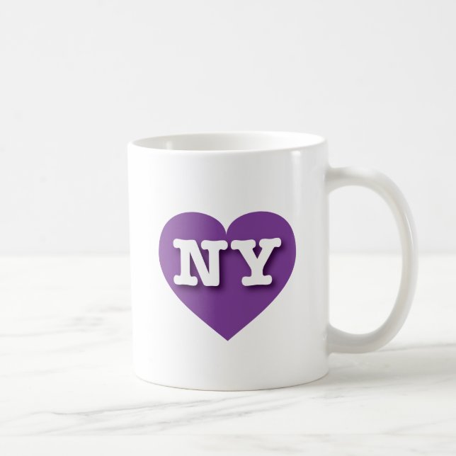 Mug New York Purple Heart - J'aime NY (Droite)