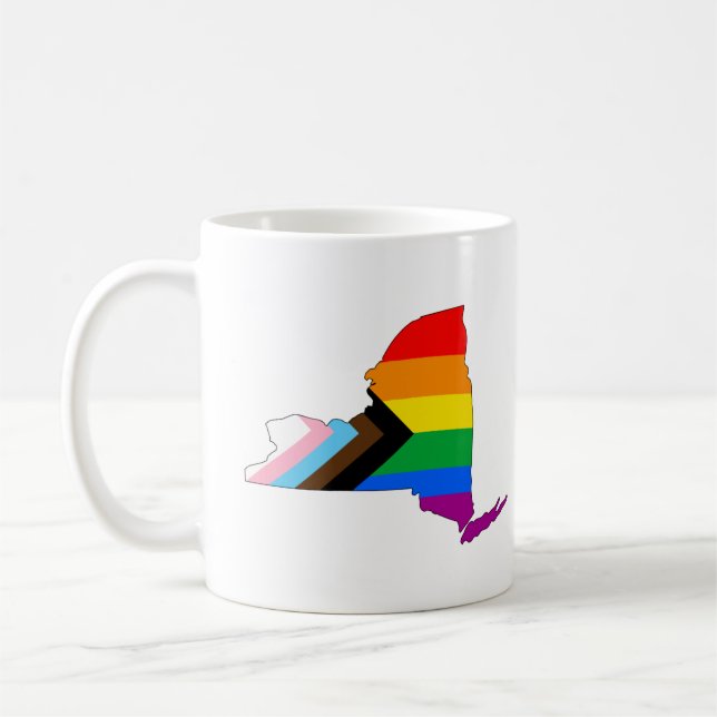 Mug New York State Pride LGBTQ Progress Pride (Gauche)