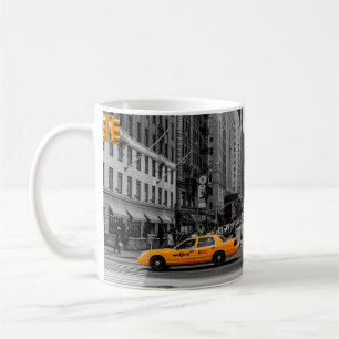 Mug New York Taxi Urban City Color Pop Photographie