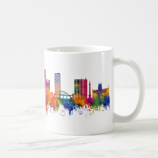 Mug Newcastle UK Skyline (Droite)