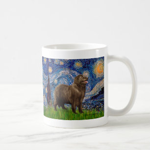 Mug Newfie (marron2) - Nuit étoilée