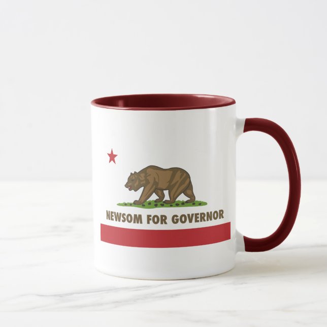 Mug Newsom pour le gouverneur (Droite)
