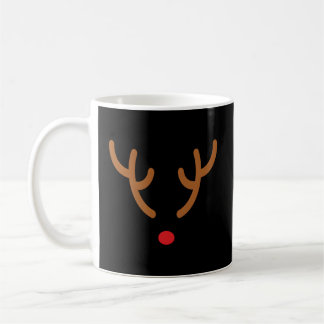 Mug Nez rouge des Antlers de rennes