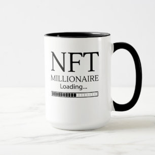 Mug NFT Millionaire Chargement s'il vous plaît patient