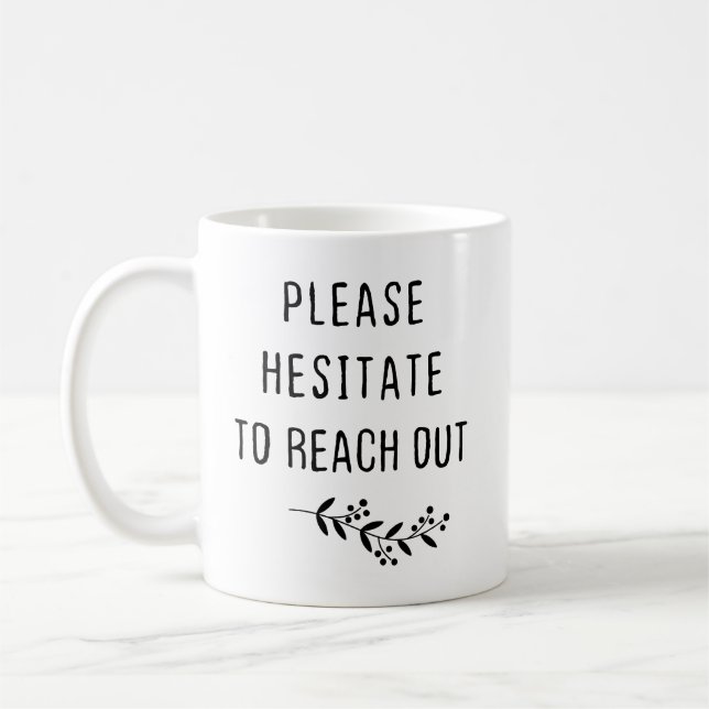 Mug N'hésitez pas à nous contacter (Gauche)