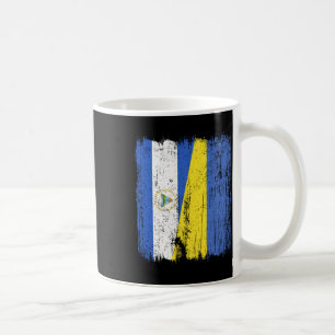 Mug Nicaragua Ukraine Drapeau Demi Nicaraguayen Ukrain