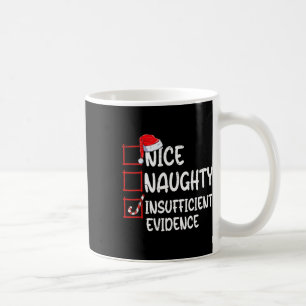 Mug Nice coquine insuffisance de preuves liste de noël