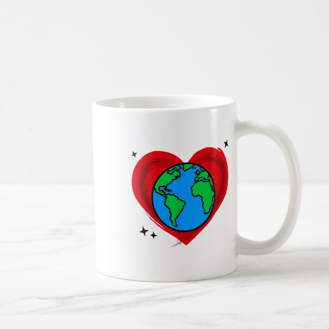 Mug Nice Mère Planète Terre Protection De l'environnem (Droite)