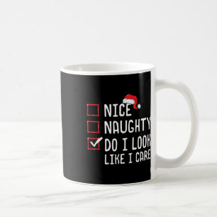 Mug Nice Naughty Ai-Je L'Air D'Être Intéressé Liste De