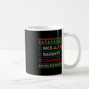Mug Nice Naughty Colombian Christmas Checklist Colombi