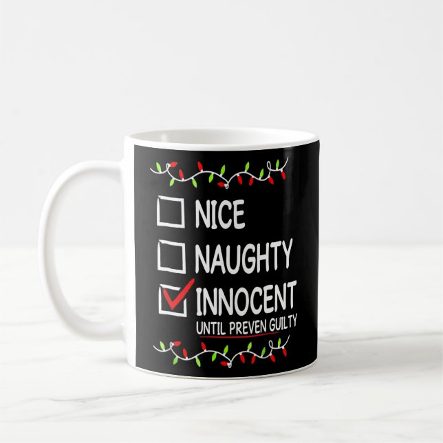 Mug Nice Naughty Innocent Jusqu'À La Culpabilité Prove (Gauche)