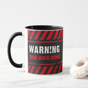 Mug Nice Texte Design Attention Papa Zone de plaisante