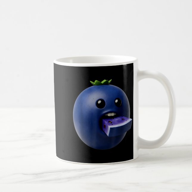 Mug Niche Fruits Funny Blueberry Meme Brainrot Surreal (Droite)