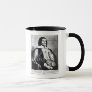 Mug Nicholas Lanier, gravé par Lucas Vostermans