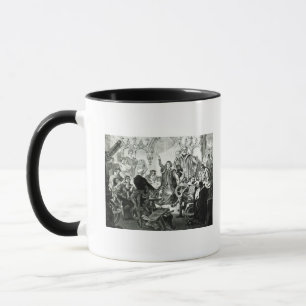 Mug Nicolas Copernic expliquant sa théorie