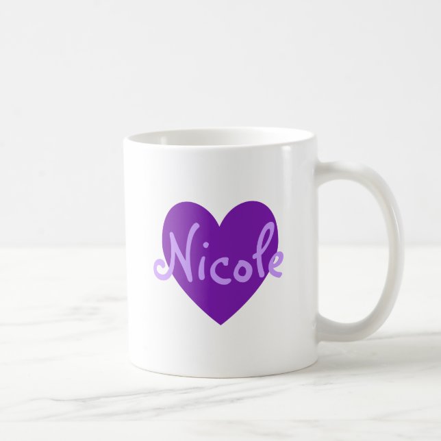 Mug Nicole en violet (Droite)