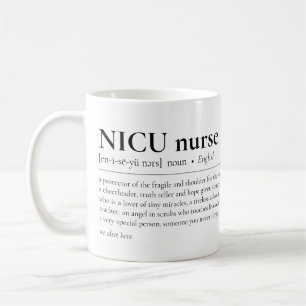 Mug NICU Infirmière Définition Néonatal Icu Appréciati