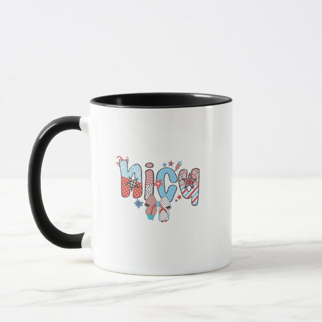 Mug NICU Nurse 4 juillet American Nurse (Gauche)