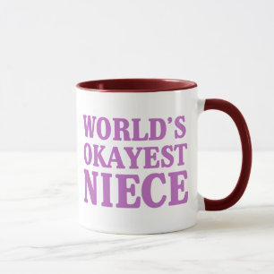 Mug Nièce d'Okayest du monde