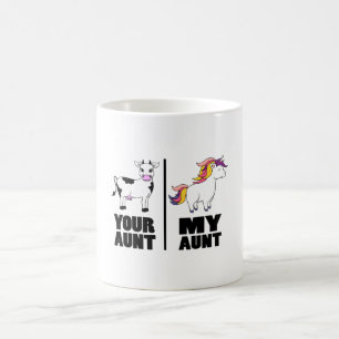 Mug Niece Nephew Tante Drôle Vache Ta Tante Ma Tante