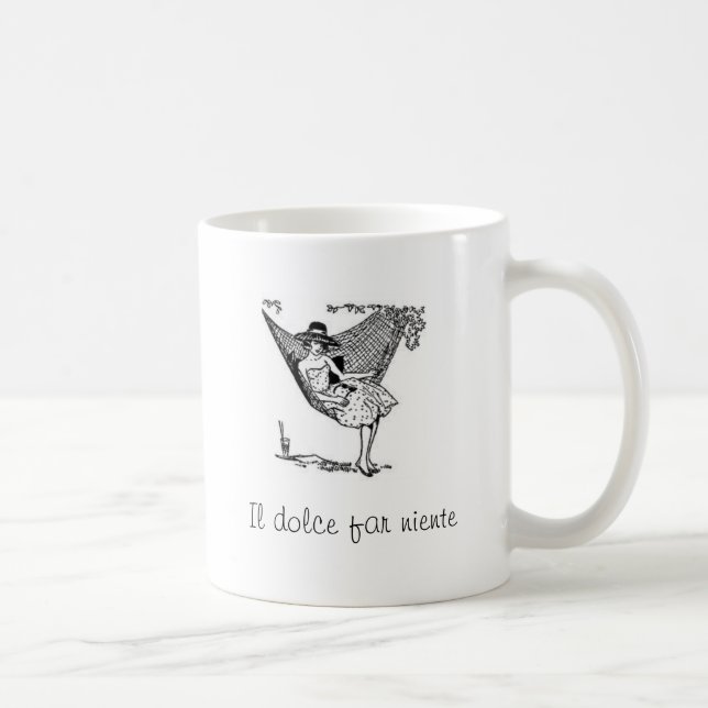 Mug Niente lointain de l'IL Dolce !  Douceur de ne (Droite)