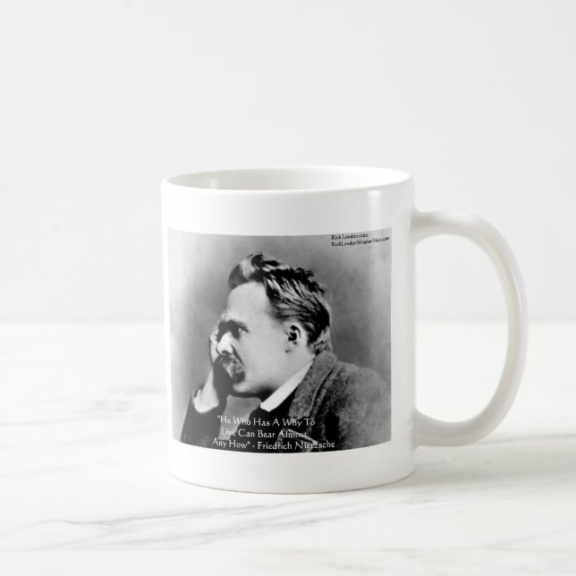 Mug Nietzsche "A Why" Citation De Sagesse Cadeaux Et C (Droite)