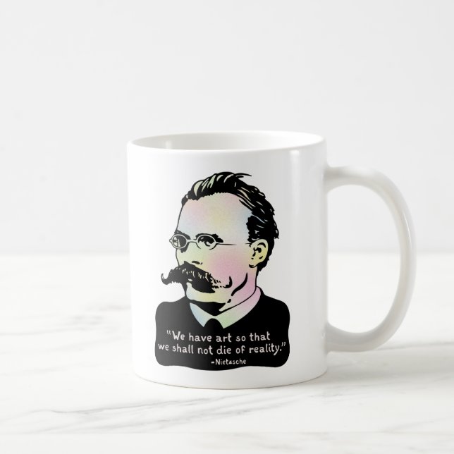 Mug Nietzsche - réalité de l'art v. (Droite)