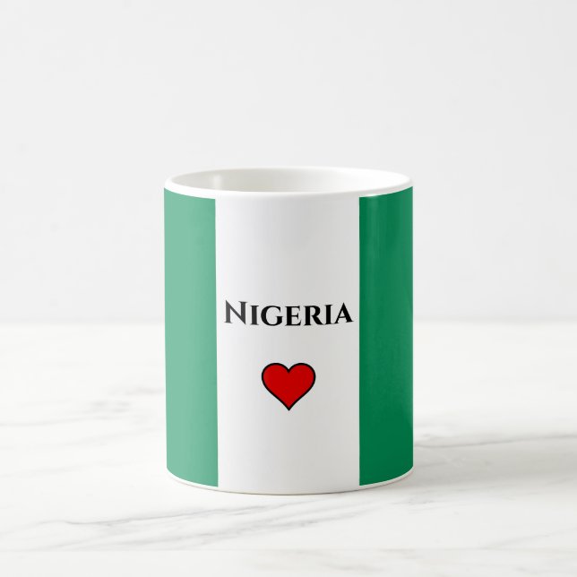Mug Nigeria Flag Classic Mug, 11 oz (Centre)