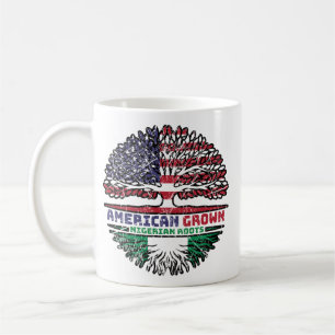 Mug Nigéria Nigérian États-Unis Américain USA États-Un