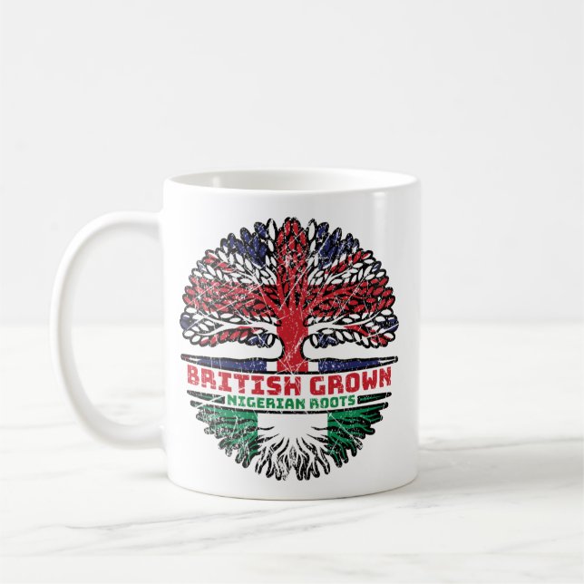 Mug Nigeria Royaume-Uni Royaume-Uni British Tree (Gauche)