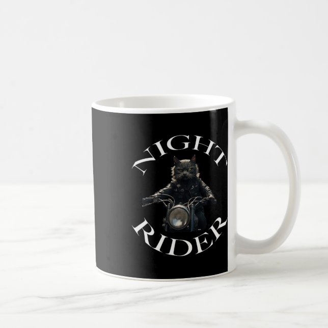 Mug Night Rider Mauvais Chat (Droite)