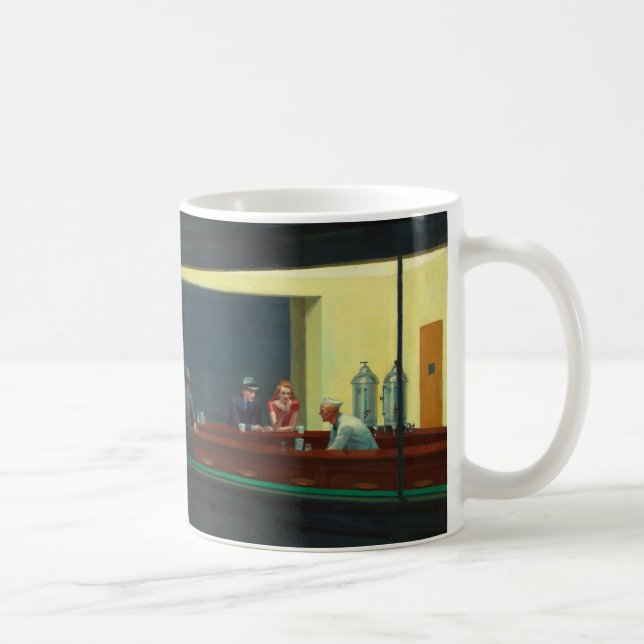Mug Nighthawks painting by Edward Hopper  (Droite)