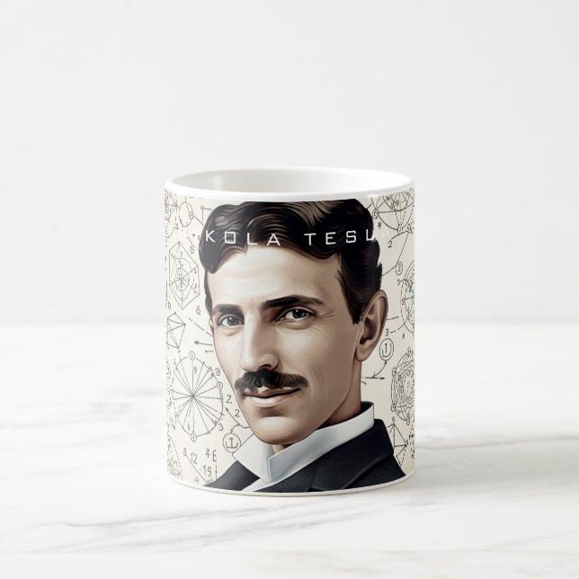 Mug Nikola Tesla - 369 La clé de l'univers (Centre)
