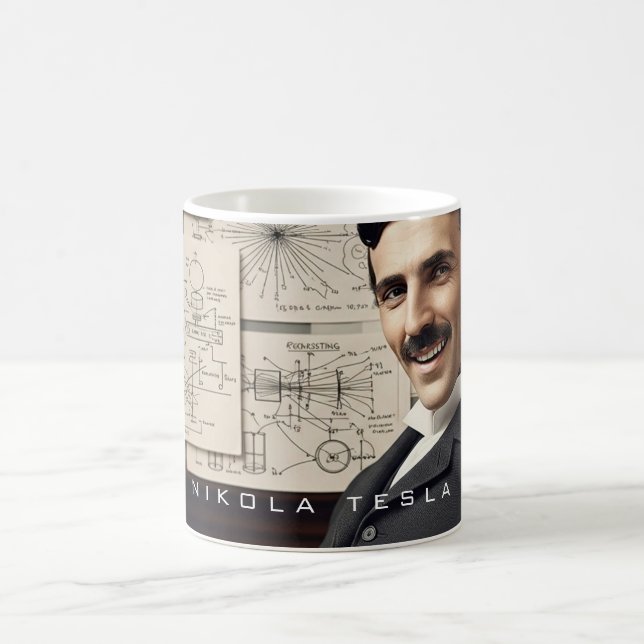 Mug Nikola Tesla - 369 La clé de l'univers (Centre)