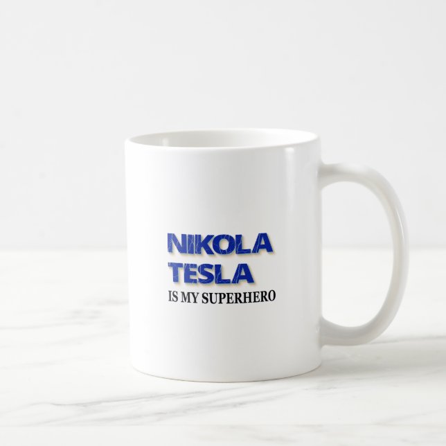 Mug Nikola Tesla est mon super-héros (Droite)